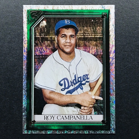 Roy Campanella - 2021 Topps Gallery Green Pattern #40 [90/99] - Picture 1 of 2